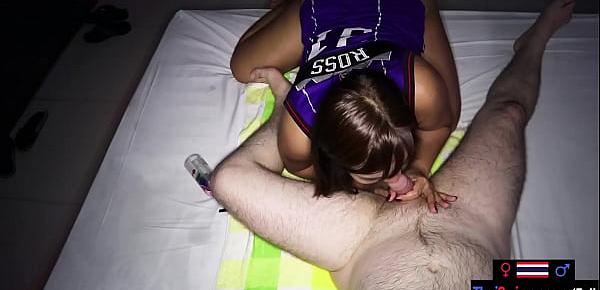  Big round butt Thai amateur cutie body massage with happy ending sex